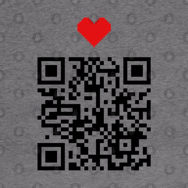 Scan the QR code and feel the love by Ferhat Sözeri Art